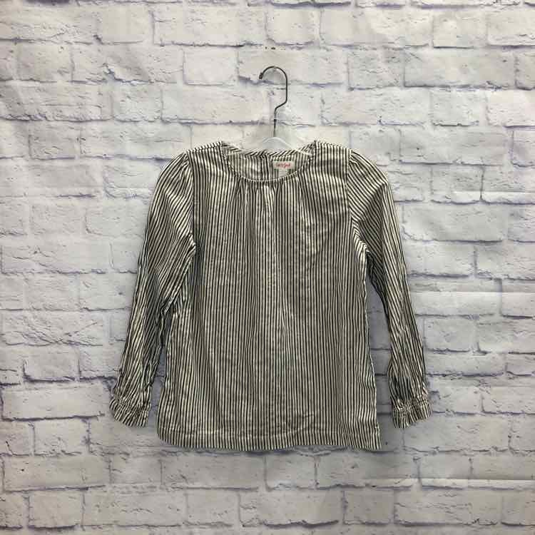 Cat & Jack Stripe Size 10 Girls Long Sleeve Shirt