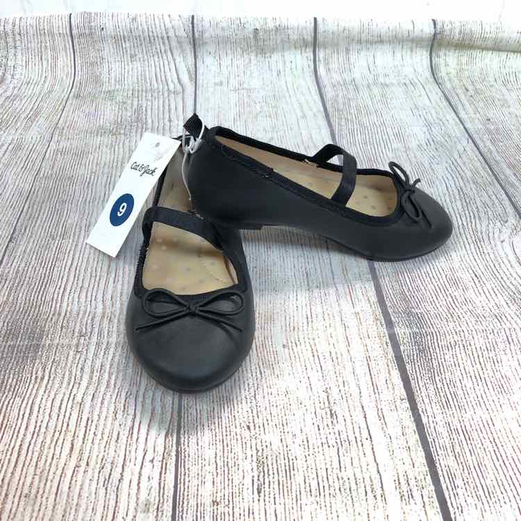 Cat & Jack Black Size 9 Girls Dress Shoes