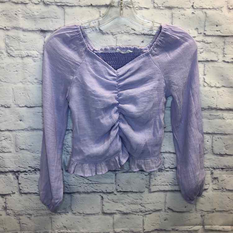 Knitworks Purple Size 10 Girls Long Sleeve Shirt
