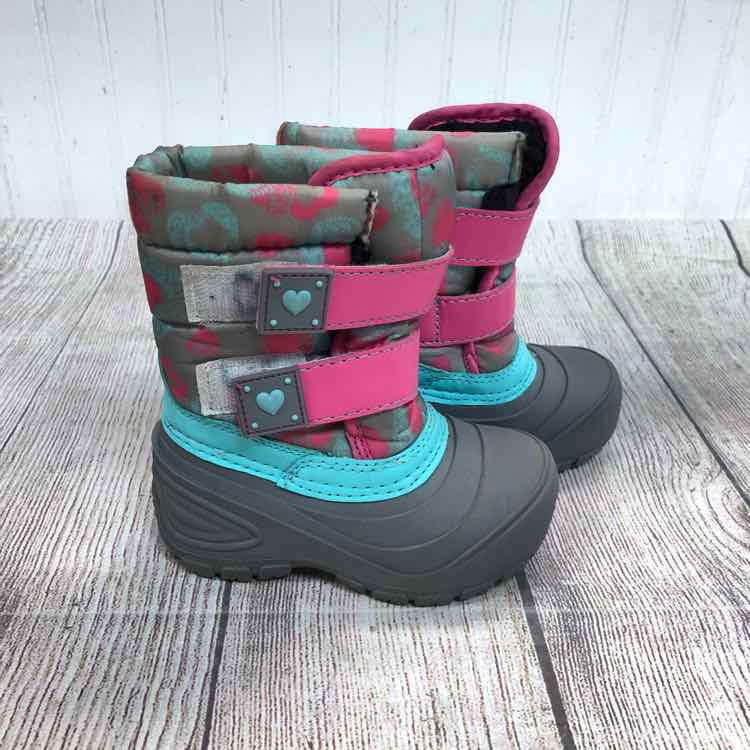 Wonder Nation Gray Size 6 Girls Snow Boots