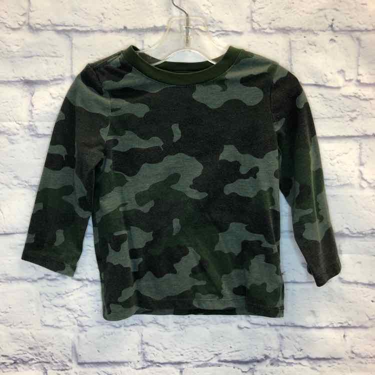 Cat & Jack Camo Size 2T Boys Long Sleeve Shirt