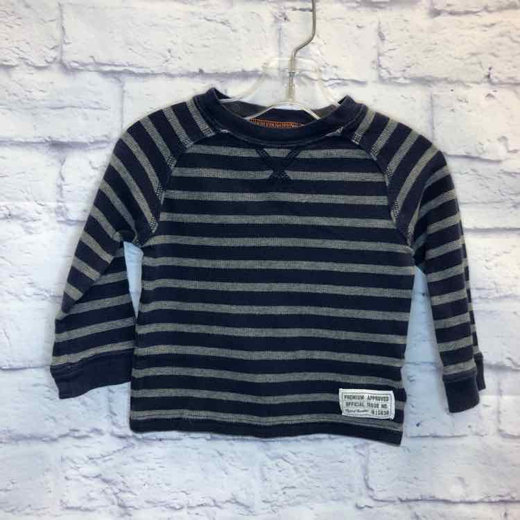Carters Stripe Size 18 Months Boys Long Sleeve Shirt
