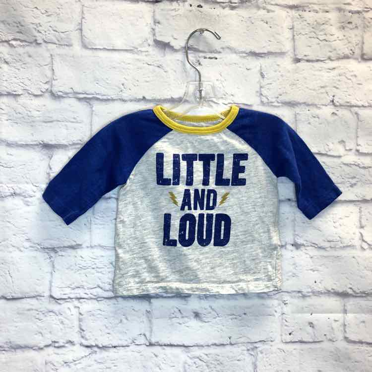 Old Navy Blue Size 0-3 Months Boys Long Sleeve Shirt