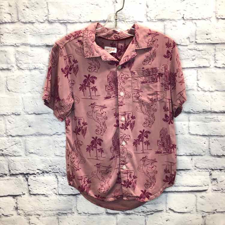 Cat & Jack Pink Size 8 Boy Polo or Button Down