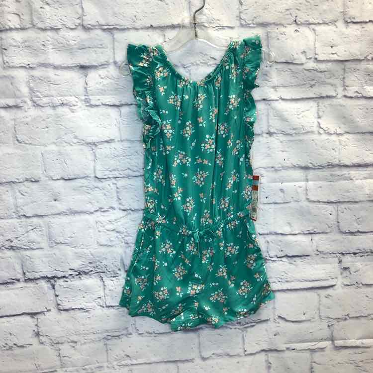 Cat & Jack Green Size 3T Girls Romper