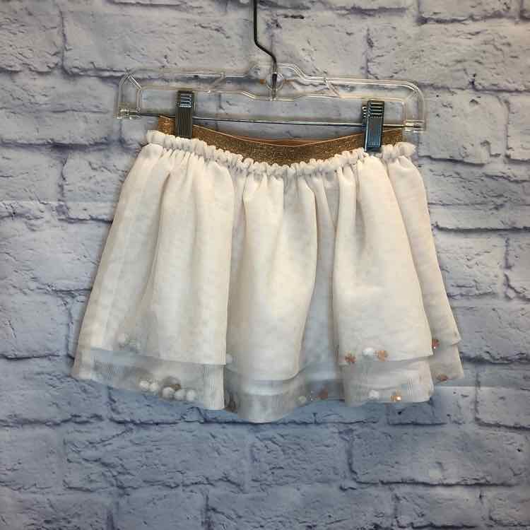 Cat & Jack Cream Size 5 Girls Skirt