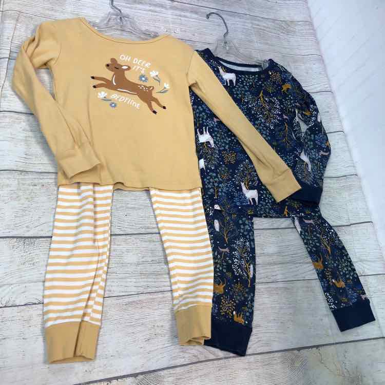 Carters Yellow Size 5 Girls Pajamas