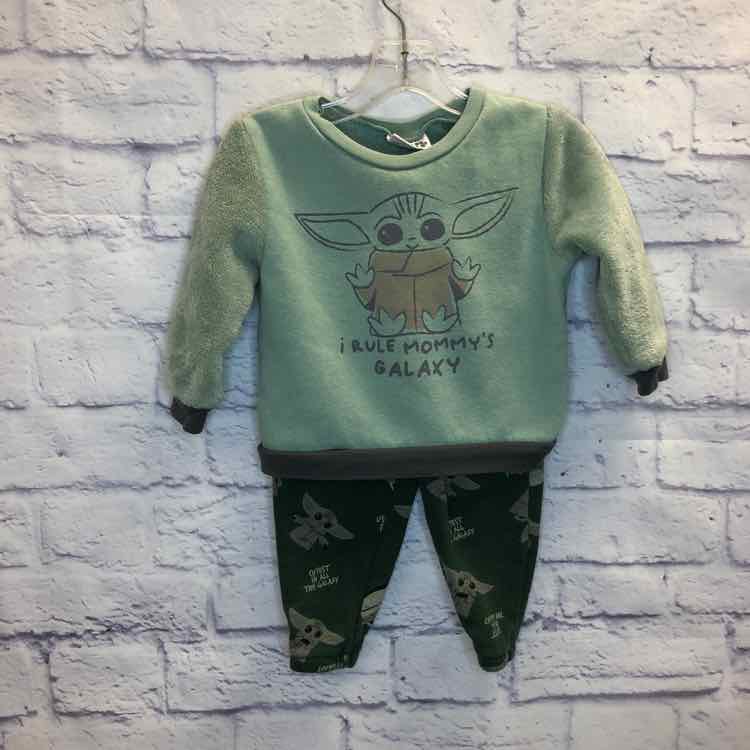 Star Wars Green Size 18 Months Boys 2 Piece Outfit