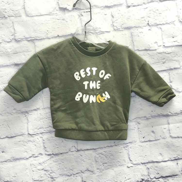 M&S Green Size 0-3 Months Boys Sweatshirts/Hoodie