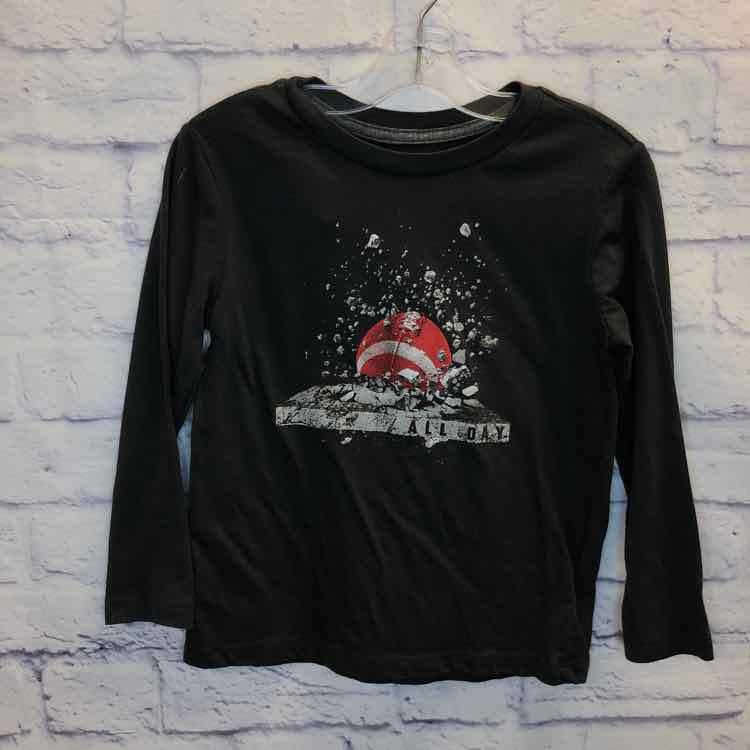 Old Navy Gray Size 6 Boys Long Sleeve Shirt