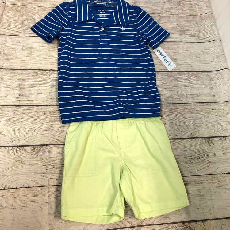 NWT Carters Blue Size 3T Boys 2 Piece Outfit