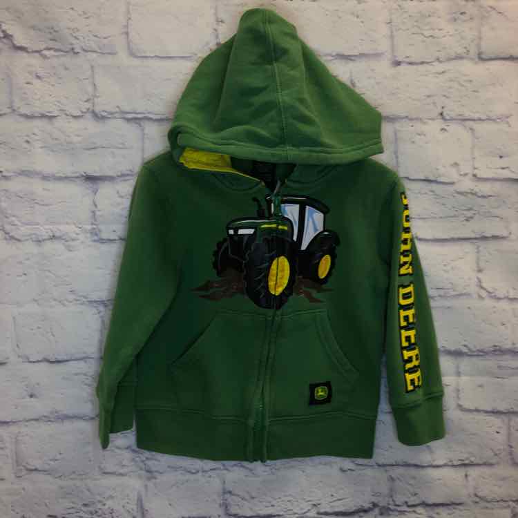 John Deere Green Size 2T Boys Coat/Jacket