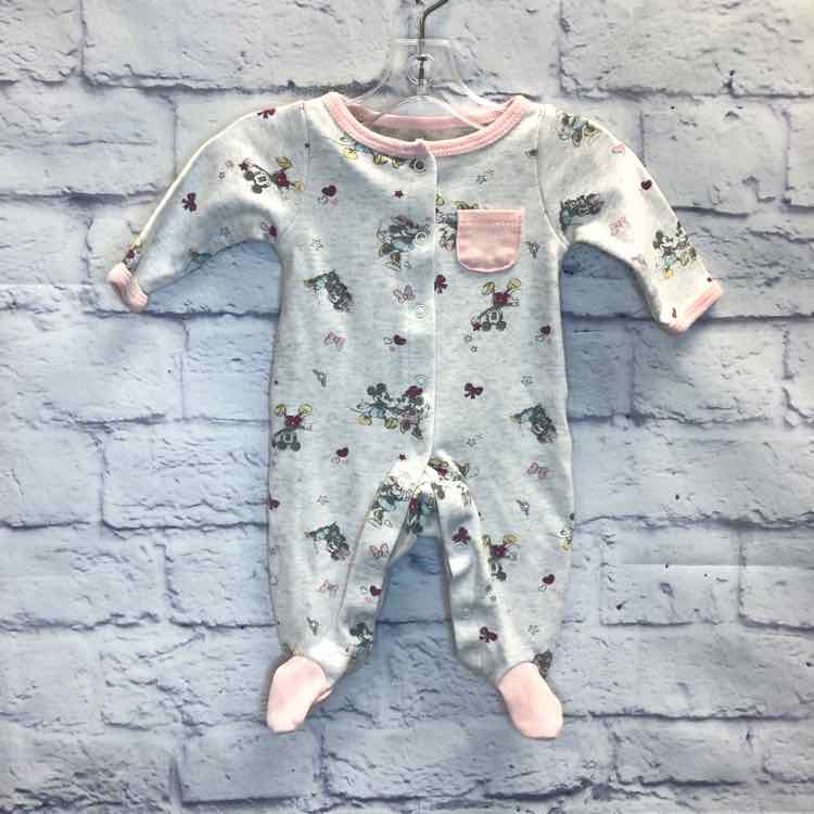 Disney Pink Size Newborn Girls Sleeper