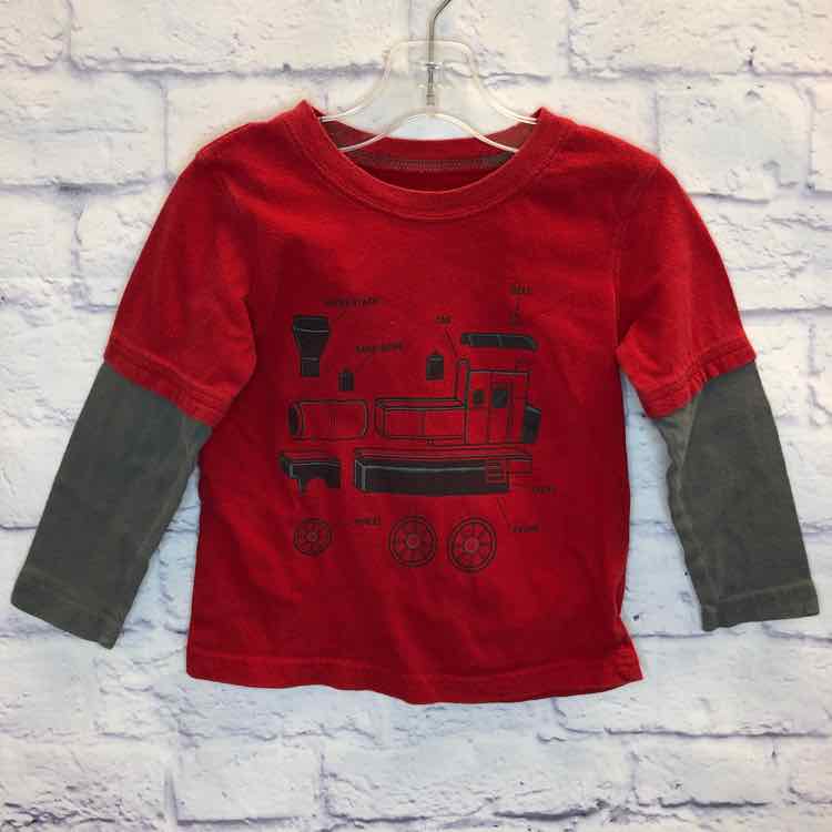 Jumping Beans Red Size 2T Boys Long Sleeve Shirt