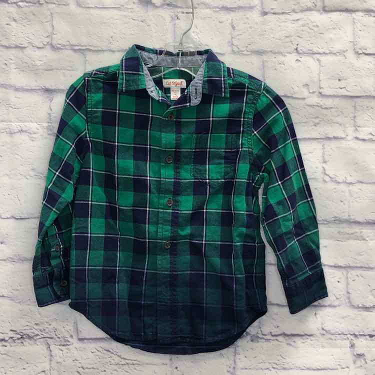 Cat & Jack Green Size 4T Boy Polo or Button Down