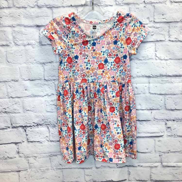 Tea Floral Size 6 Girls Dress