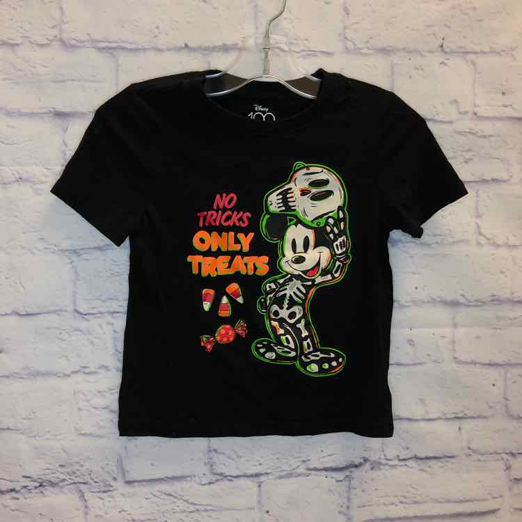 Disney Black Size 5 Boys Short Sleeve Shirt