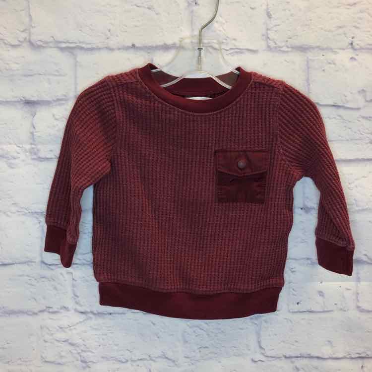 Old Navy Red Size 12-18 months Boys Long Sleeve Shirt