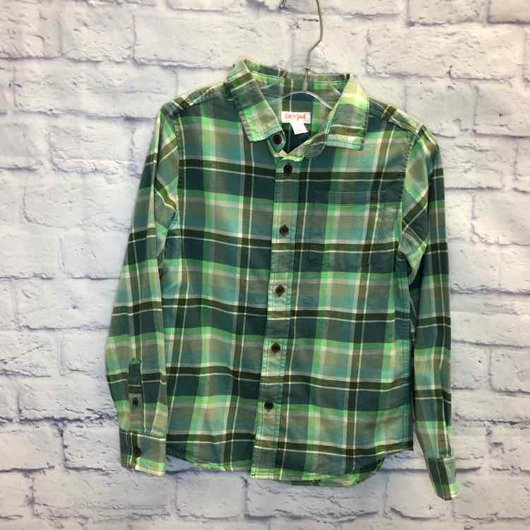 Cat & Jack Green Size 6 Boy Polo or Button Down