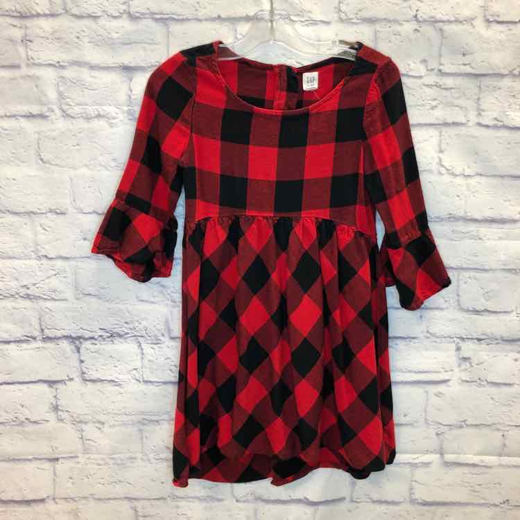 Gap Red & Black Size 8 Girls Dress