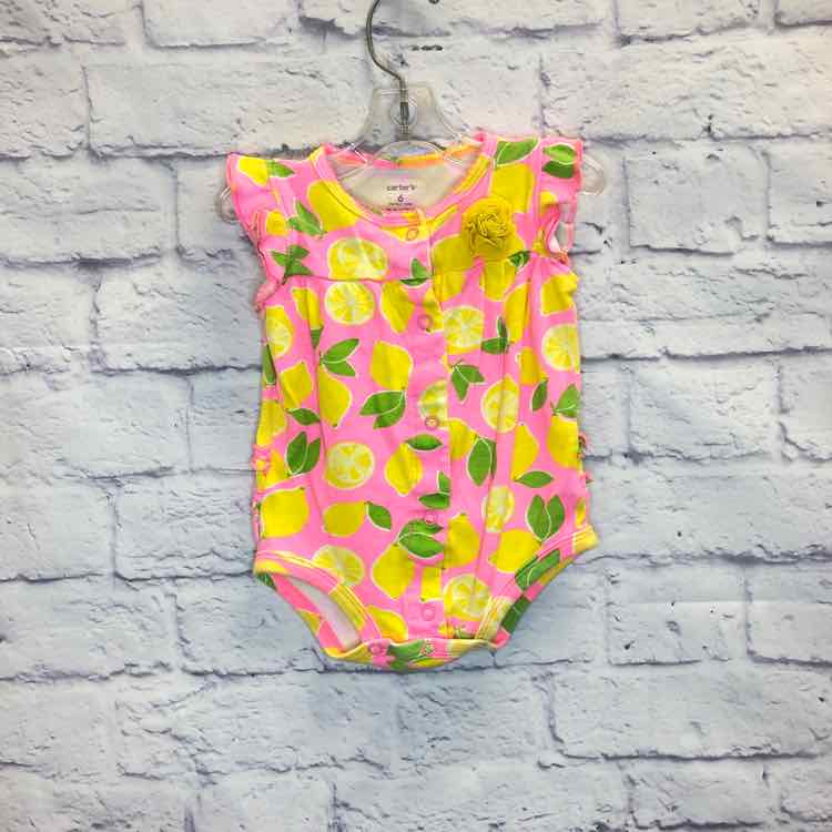 Carters Pink Size 6 Months Girls Romper