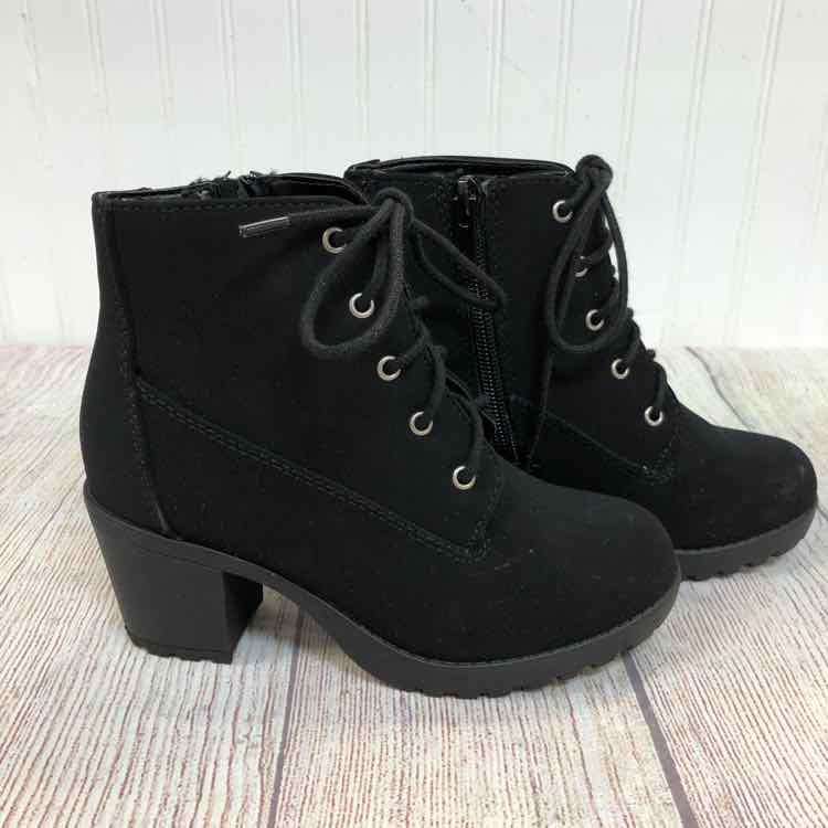 Soda Black Size 12 Girls Boots