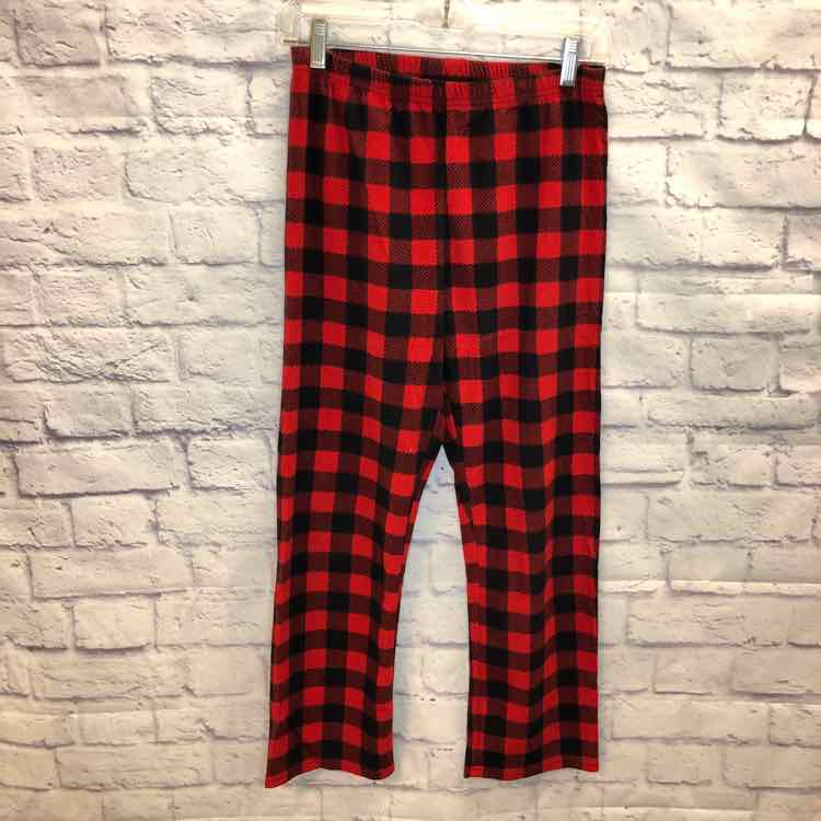 Childrens Place Red & Black Size 14 Boys Pajama Pants