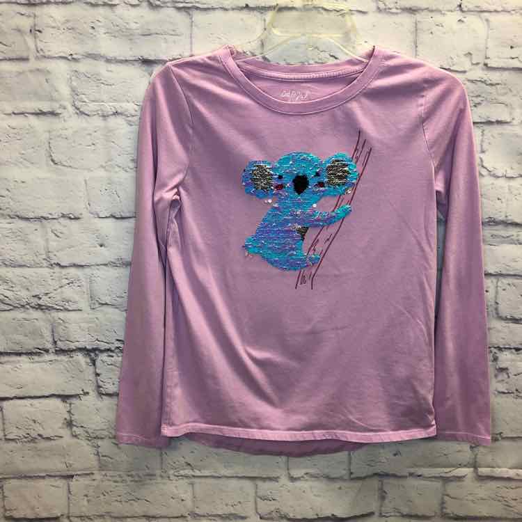 Cat & Jack Purple Size 14 Girls Long Sleeve Shirt