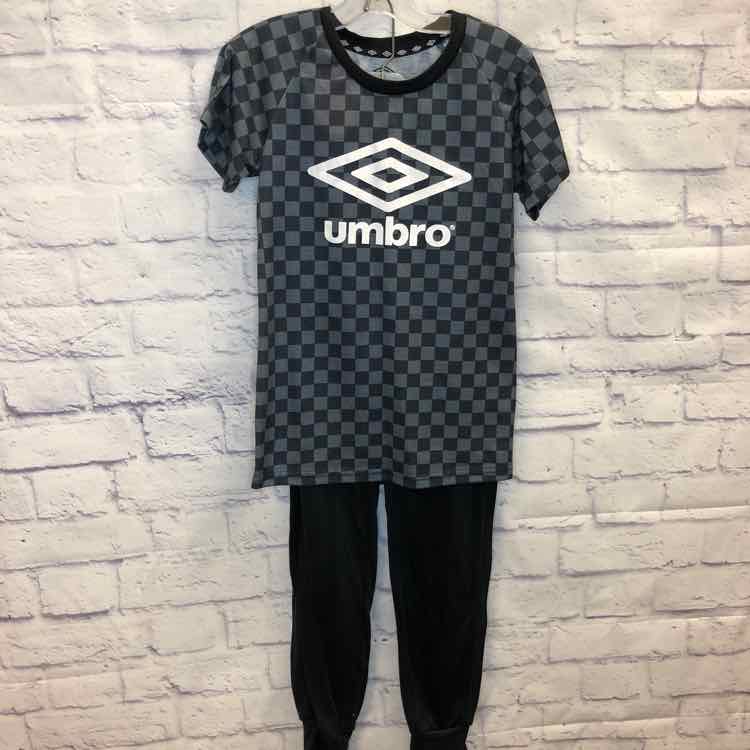 Umbro Gray Size 8 Boys Pajamas