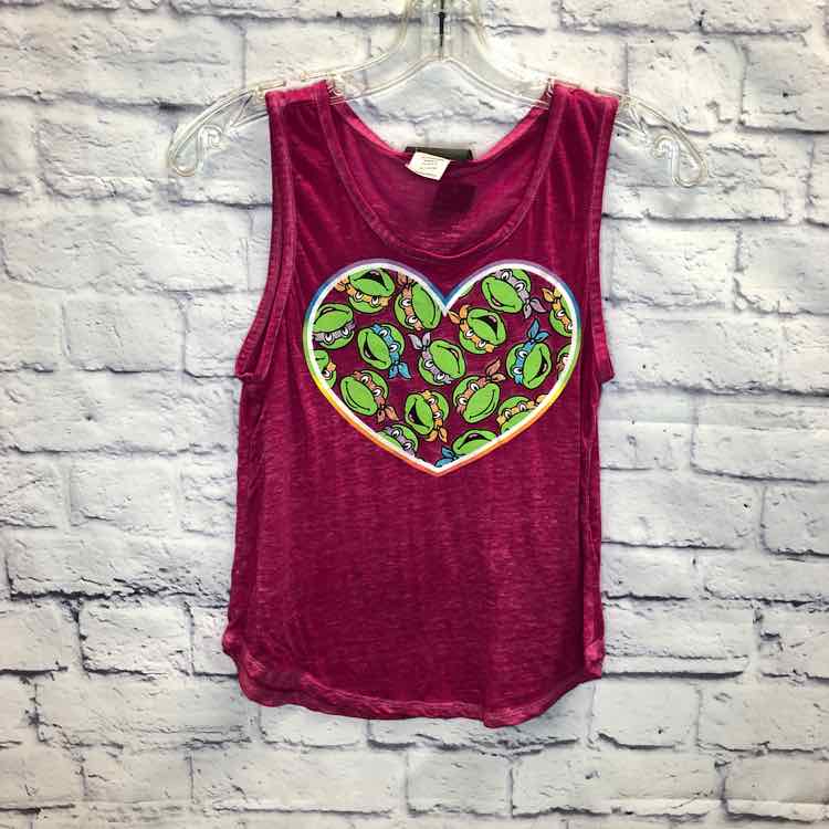 TMNT Pink Size 14 Girls Tank Top
