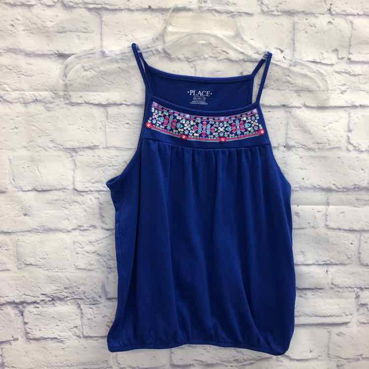 Childrens Place Blue Size 14 Girls Tank Top