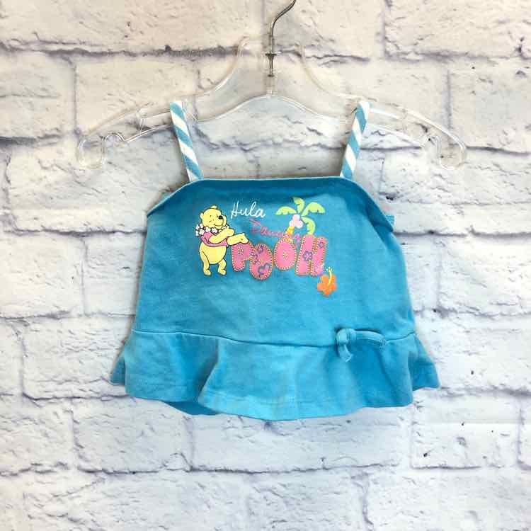 Disney Blue Size 12 Months Girls Tank Top