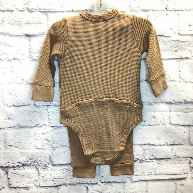 Goumi Brown Size 6-12 months Boys 2 Piece Outfit
