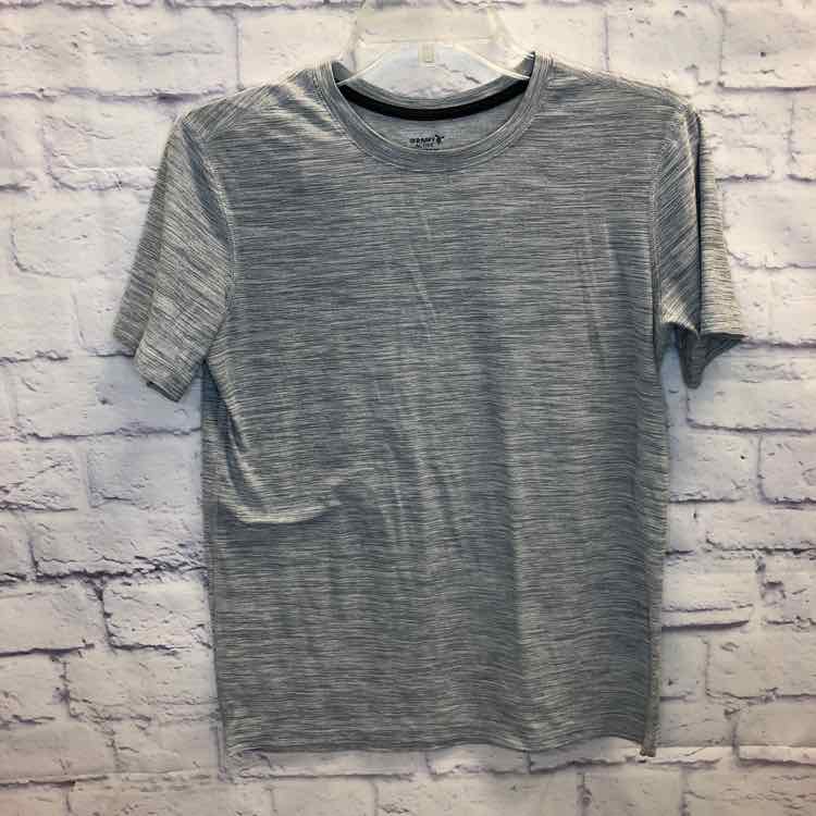 Old Navy Gray Size 18 Boys Short Sleeve Shirt