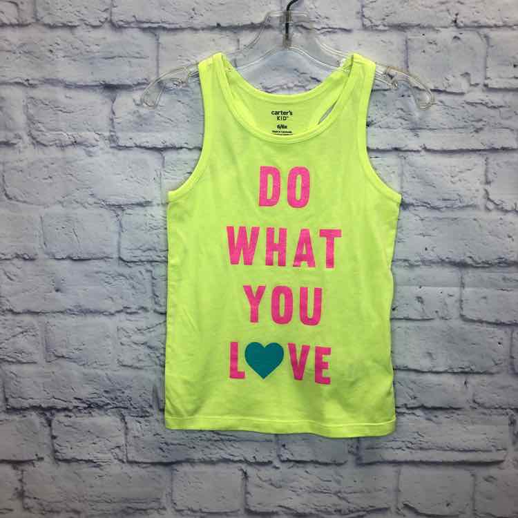 Old Navy Yellow Size 6 Girls Tank Top