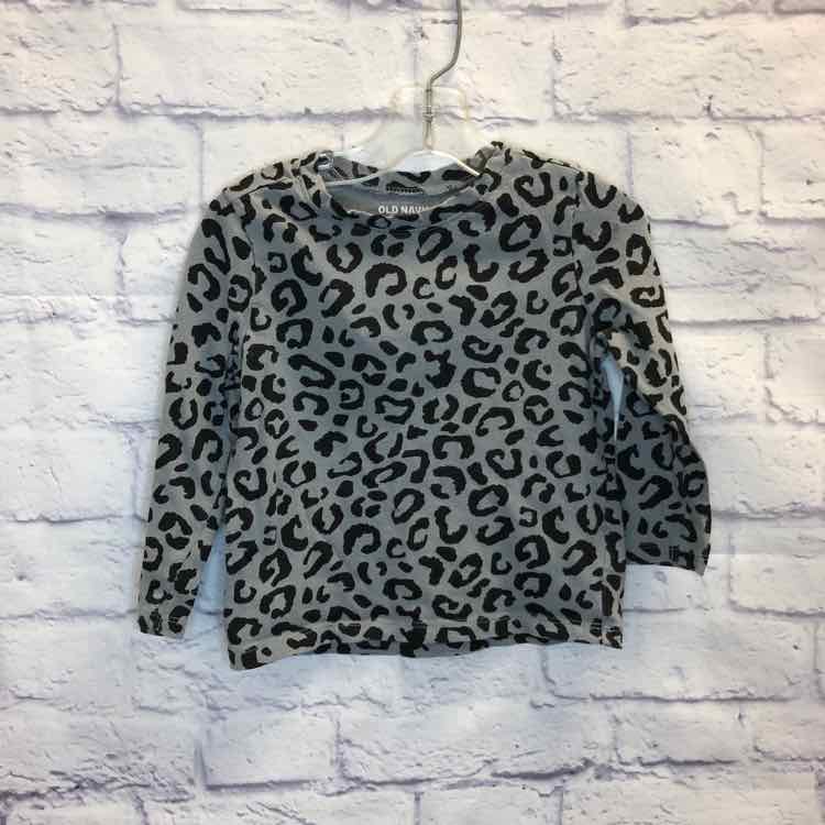 Old Navy Gray Size 3T Girls Long Sleeve Shirt
