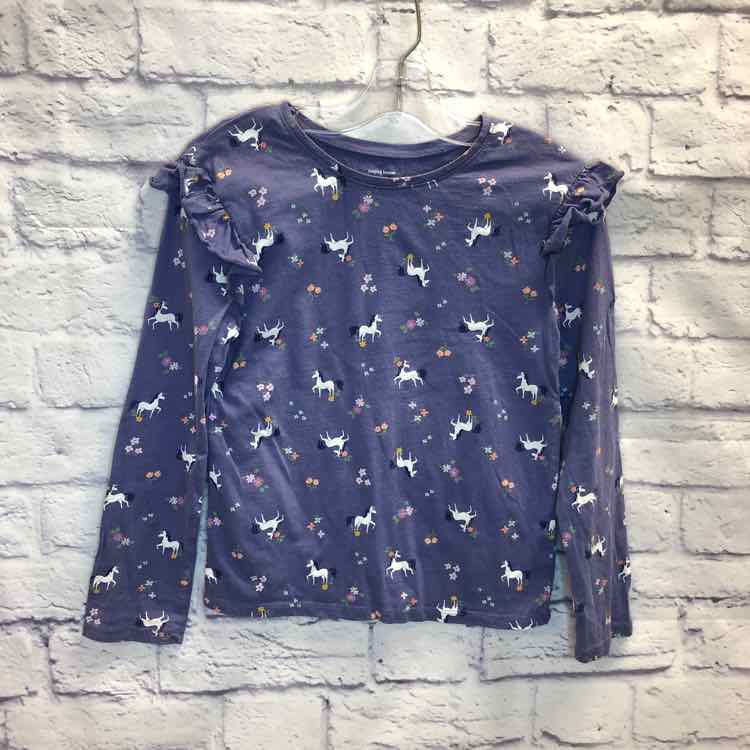 Jumping Beans Purple Size 7 Girls Long Sleeve Shirt
