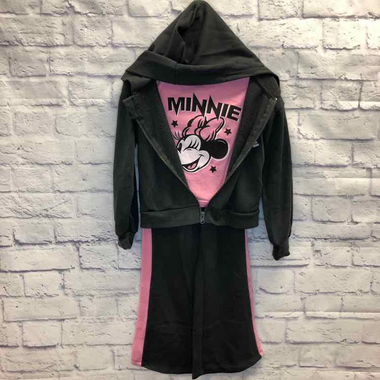 Minnie Mouse Gray Size 6 Girls 3 Piece Outfit