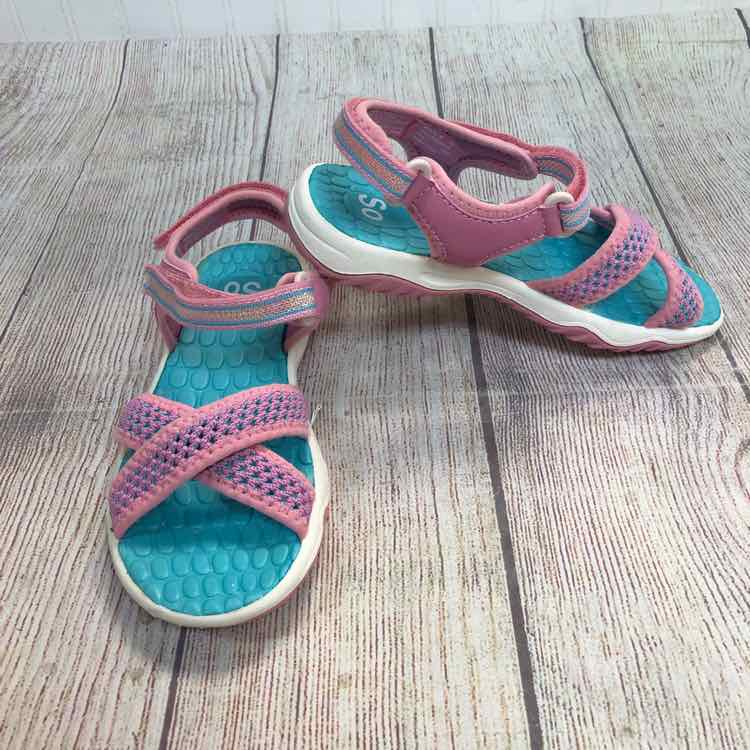 SO Pink Size 13 Girls Sandals