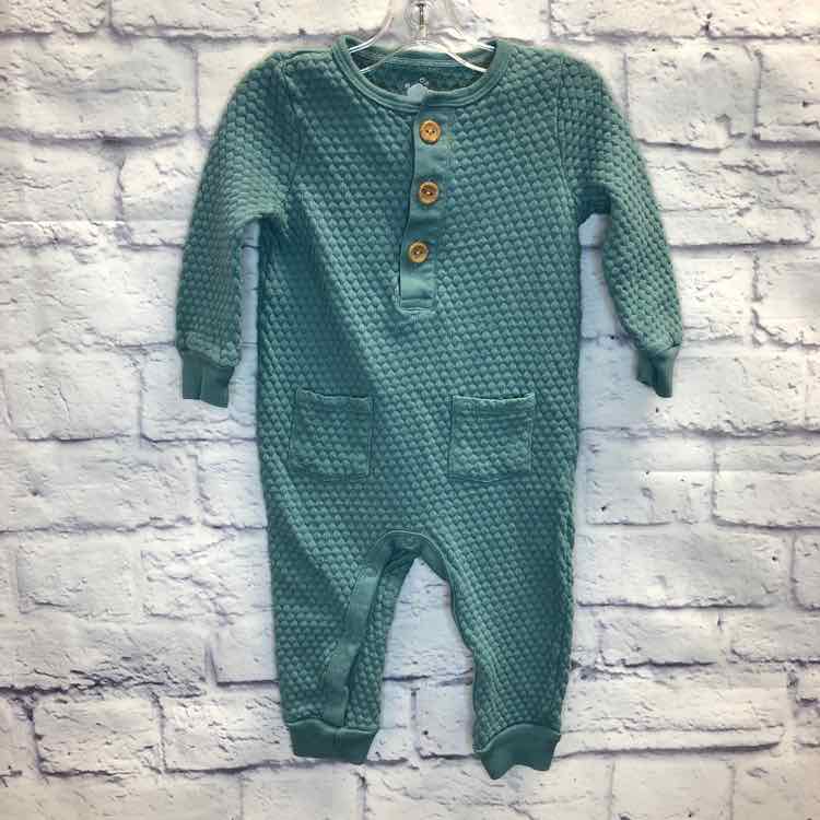 Cloud Island Green Size 6-9 Months Boys Romper