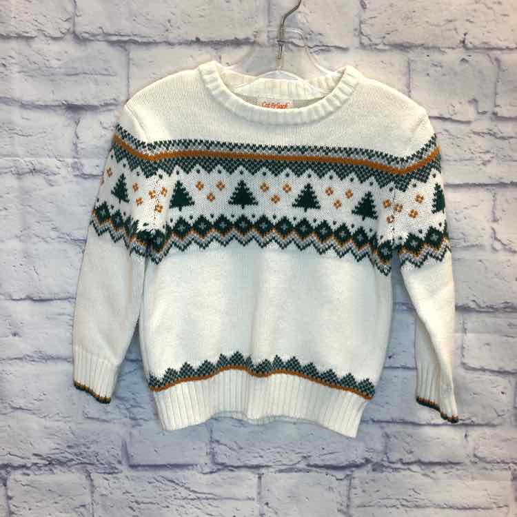 Cat & Jack White Size 3T Boys Sweater