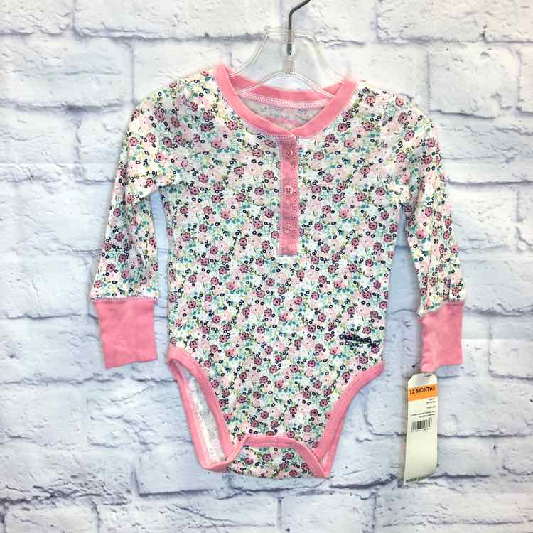 Oshkosh Floral Size 12 Months Girls Bodysuit