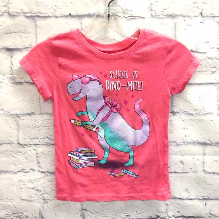 Childrens Place Pink Size 4T Girls Short Sleeve Shirt