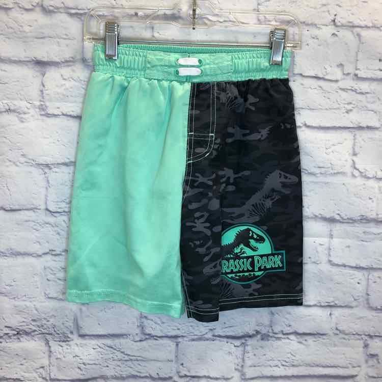 Jurassic World Green Size 6 Boys Trunks