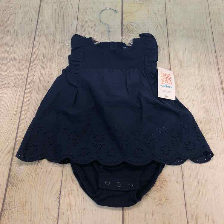 Just One You Navy Size 6 Months Girls Romper