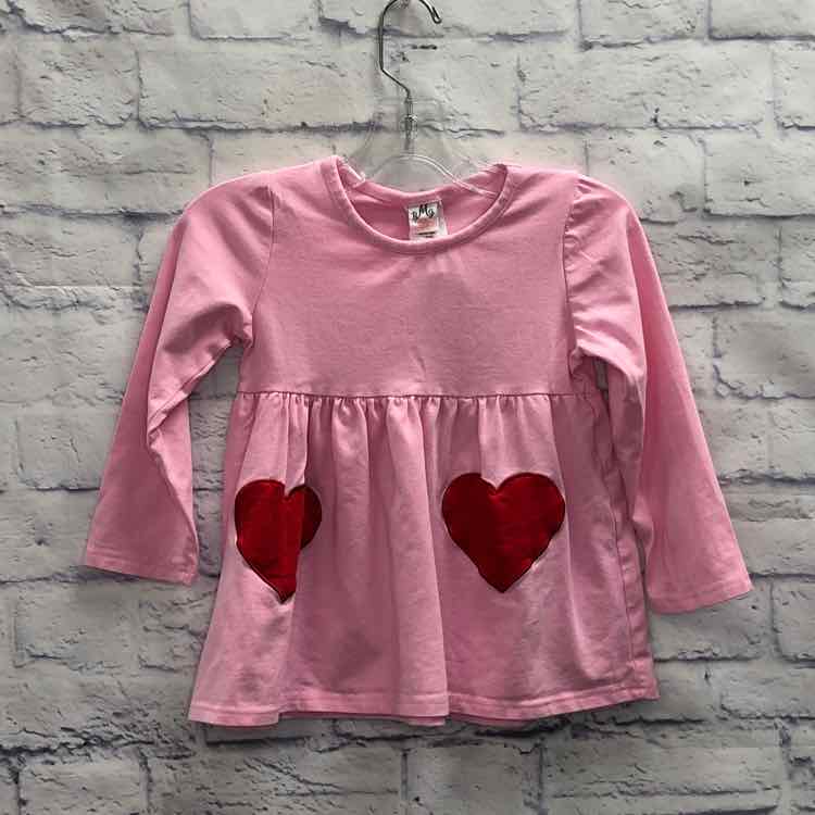 Mia Belle Pink Size 6 Girls Long Sleeve Shirt