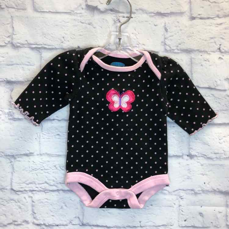 Bon Bebe Black Size 0-3 Months Girls Bodysuit