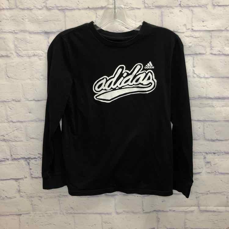 Adidas Black Size 10 Boys Long Sleeve Shirt
