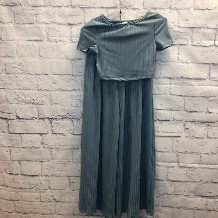 Shein Blue Size 8 Girls 2 Piece Outfit