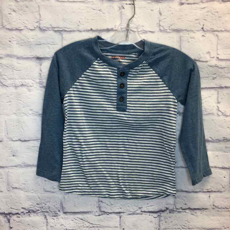 Cat & Jack Blue Size 4T Boys Long Sleeve Shirt